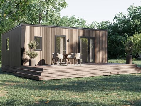 MOBILHOME 5 personnes - Premium - 2 chambres + Terrasse + LV