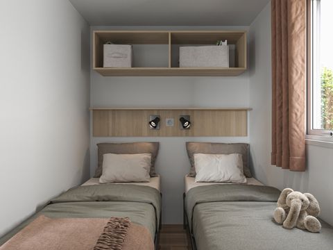Mobilhome 7 personnes - Mobil-home Premium - 3 chambres + Terrasse + LV