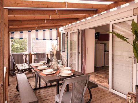 Mobilhome 8 personnes - Cottage Confort 4 chambres