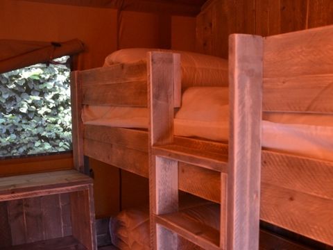 Tente en toile et en bois 6 personnes - TENTE SAFARI - PREMIUM