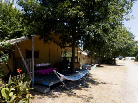 Tente en toile et en bois 6 personnes - TENTE SAFARI - PREMIUM