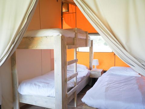 Tente en toile et en bois 5 personnes - Tente Wood - Premium