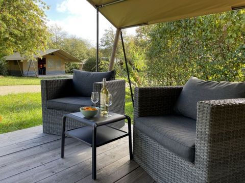 Tente en toile et en bois 5 personnes - Tente Wood - Premium
