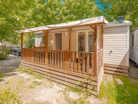 MOBILHOME 6 personnes - Mobil-home | Premium | 3 Ch. | 6 Pers. | Terrasse surélevée | Clim.
