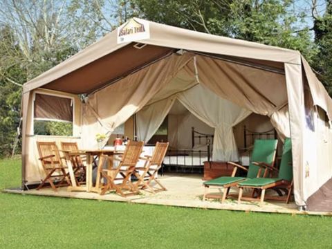 TENTE 6 personnes - Tente Safari | 2 Ch. | 5/6 Pers. | Terrasse simple | Sans SDB