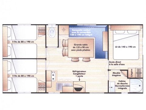 MOBILHOME 8 personnes - super titania