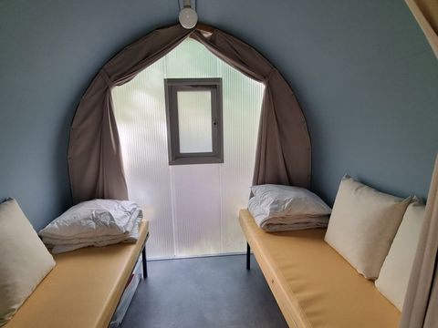 Tente en toile et en bois 2 personnes - Bungalow Coco sweet