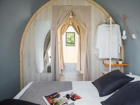 TENTE TOILE ET BOIS 2 personnes - Bungalow Coco sweet