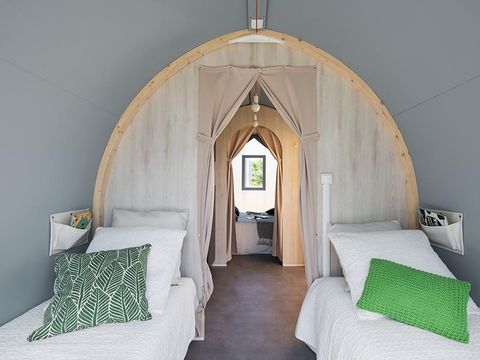 TENTE TOILE ET BOIS 2 personnes - Bungalow Coco sweet