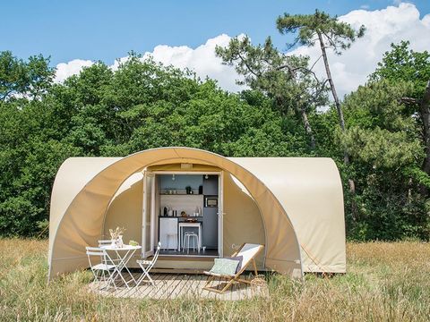 TENTE TOILE ET BOIS 4 personnes - Bungalow Coco sweet