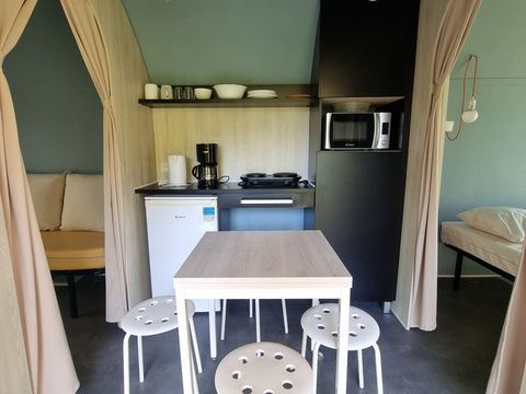 TENTE TOILE ET BOIS 2 personnes - Bungalow Coco sweet