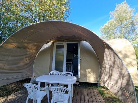 TENTE TOILE ET BOIS 4 personnes - Bungalow Coco sweet