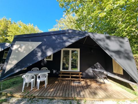 Tente en toile et en bois 4 personnes - Coco sweet salle d'ô