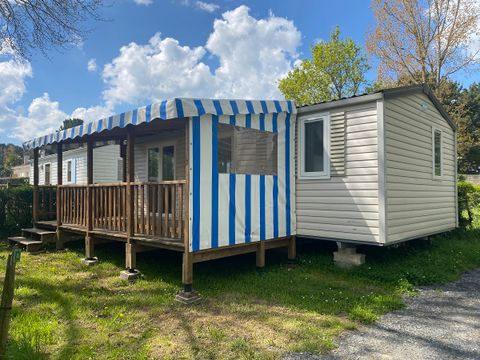 Mobilhome 5 personnes - Mobil-home PREMIUM - 2 chambres - 32m² - terrasse