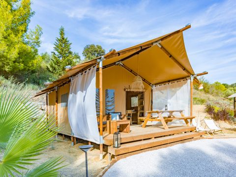 TENTE TOILE ET BOIS 4 personnes - Tente Lodge 2ch. 20m2 (2025)