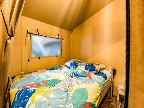 Tente en toile et en bois 4 personnes - Tente Lodge 2ch. 20m2 (2025)