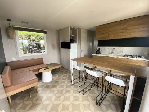 MOBILHOME 6 personnes - Mobil Home 4 Pièces 6 Personnes + TV