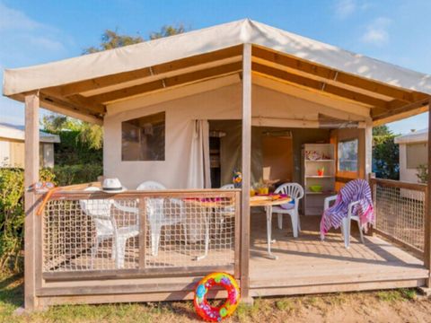 Bungalow toilé 5 personnes - Junior - 2 chambres - 20m² - Sans sanitaires