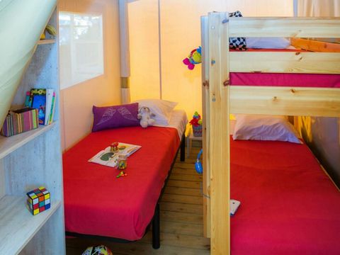 Bungalow toilé 5 personnes - Junior - 2 chambres - 20m² - Sans sanitaires