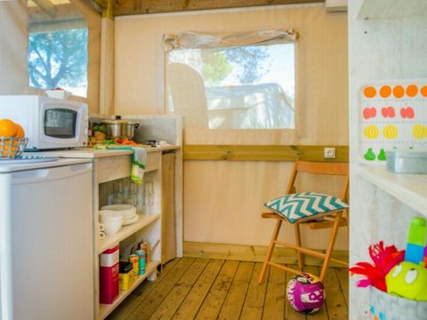 Bungalow toilé 5 personnes - Junior - 2 chambres - 20m² - Sans sanitaires