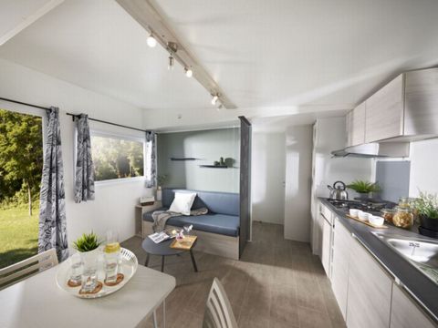 Mobilhome 6 personnes - Confort+ - 2 chambres - 2 salles de bain 35m²