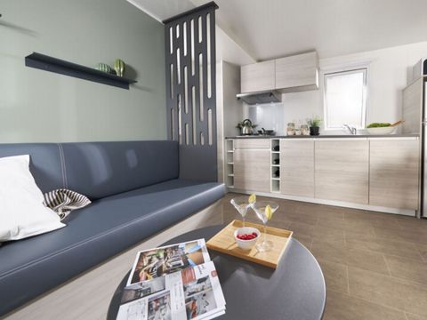 Mobilhome 6 personnes - Confort+ - 2 chambres - 2 salles de bain 35m²
