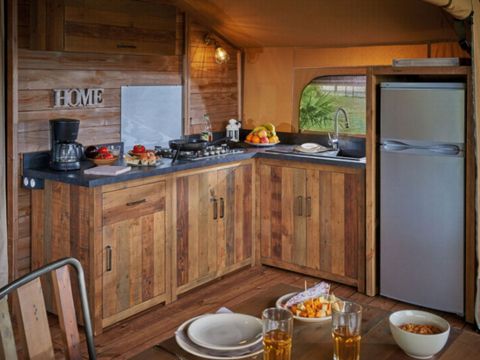 Lodge 7 personnes - Évasion toilée - 2 chambres - 34m²