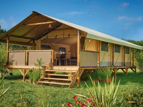 Lodge 7 personnes - Évasion toilée - 2 chambres - 34m²