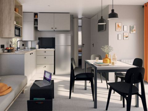 Mobilhome 8 personnes - Confort+ - 4 chambres - 2 salles de bain 40m²