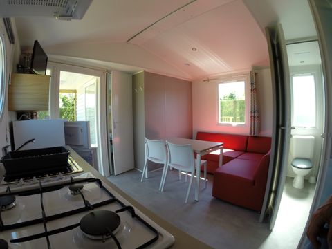 MOBILHOME 6 personnes - Ophéa - 2 chambres et terrasse semi-couverte