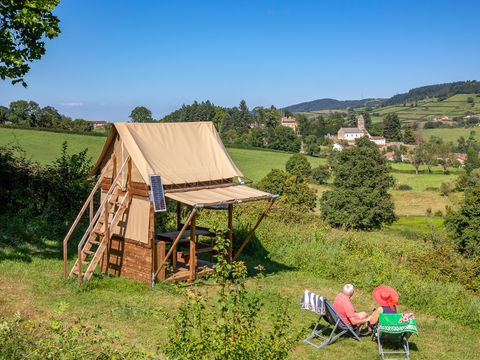 TENTE TOILE ET BOIS 2 personnes - Tente Bivouac Standard - 5m²