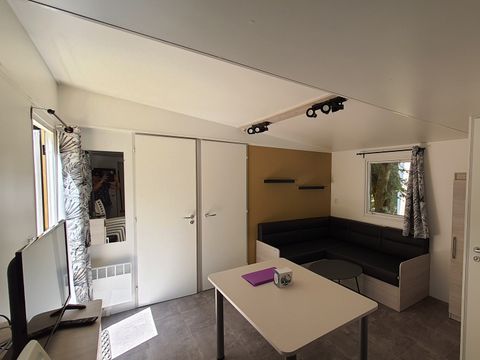 MOBILHOME 4 personnes - Premium 33m² - 2 chambres - terrasse couverte