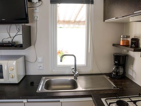 MOBILHOME 4 personnes - Mobil-home Ibiza 2 chambres avec terrasse 1/4 pers