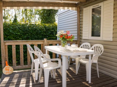MOBILHOME 4 personnes - Mobil-home Ibiza 2 chambres avec terrasse 1/4 pers