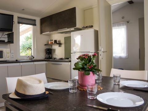 MOBILHOME 4 personnes - Mobil-home Ibiza 2 chambres avec terrasse 1/4 pers