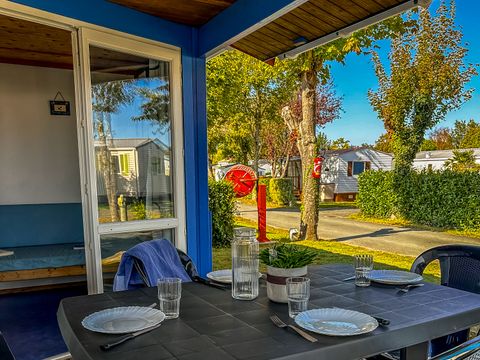 CHALET 4 personnes - Chalet Azur 2 chambres terrasse intégrée 1/4 pers