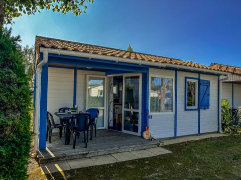 CHALET 4 personnes - Chalet Azur 2 chambres terrasse intégrée 1/4 pers