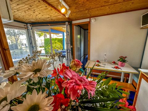 CHALET 4 personnes - Chalet Azur 2 chambres terrasse intégrée 1/4 pers
