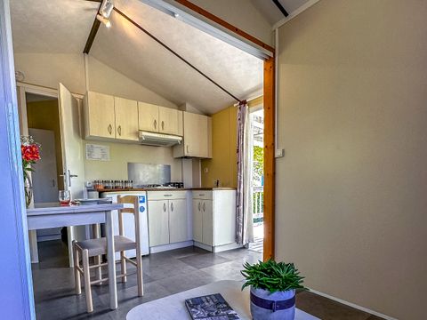 MOBILHOME 2 personnes - Mobil-home Bikini 1 chambre avec terrasse 1/2 pers