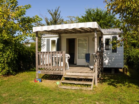 MOBILHOME 2 personnes - Mobil-home Bikini 1 chambre avec terrasse 1/2 pers