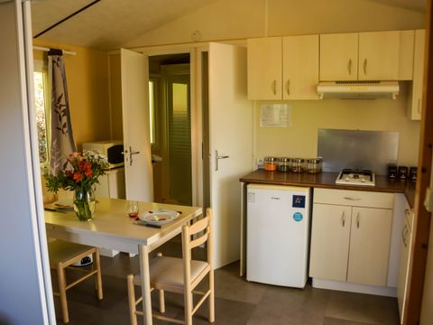MOBILHOME 2 personnes - Mobil-home Bikini 1 chambre avec terrasse 1/2 pers