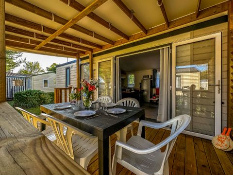 MOBILHOME 5 personnes - Mobil-home Toscane 2 chambres avec terrasse 1/5 pers