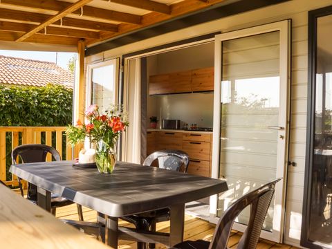 MOBILHOME 4 personnes - Mobil-home BAHIA 2 chambres avec terrasse 1/4 pers