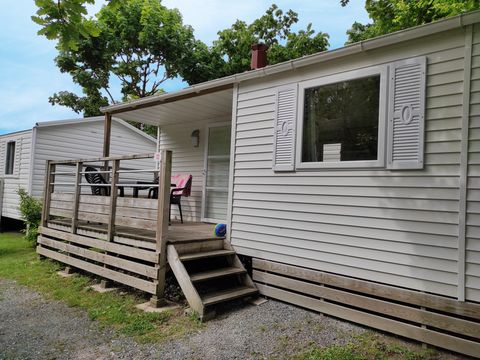 Mobilhome 4 personnes - LOCATION - TI 26m² avec terrasse semi-couverte - 2 chambres - CONFORT