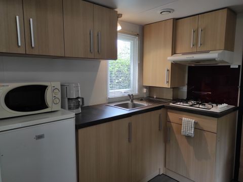 Mobilhome 6 personnes - LOCATION - TI 32m² avec terrasse semi-couverte - 3 chambres - ECO