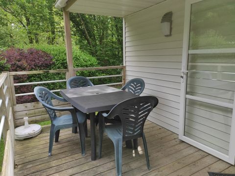 Mobilhome 6 personnes - LOCATION - TI 32m² avec terrasse semi-couverte - 3 chambres - ECO