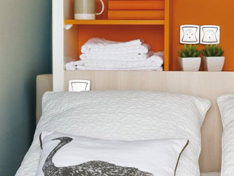 Hébergement 2 personnes - Coco Sweet - 1 chambre - Sans sanitaires - Sanitaires communs du camping