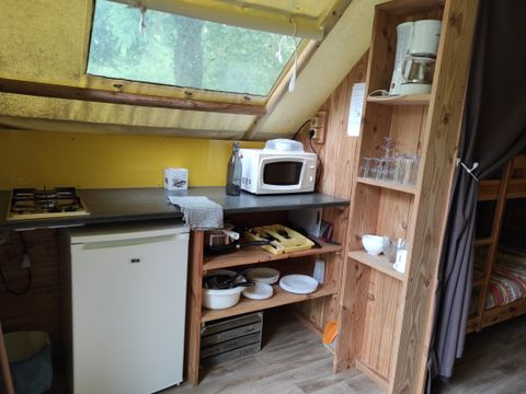Tente 7 personnes - LOCATION - LODGE 24m² - 3 chambres - Mezzanine