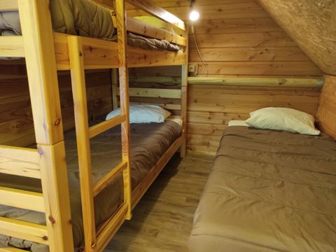 Tente 4/5 personnes - LOCATION - LODGE 20m² - 2 chambres