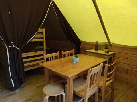 Tente 4/5 personnes - LOCATION - LODGE 20m² - 2 chambres